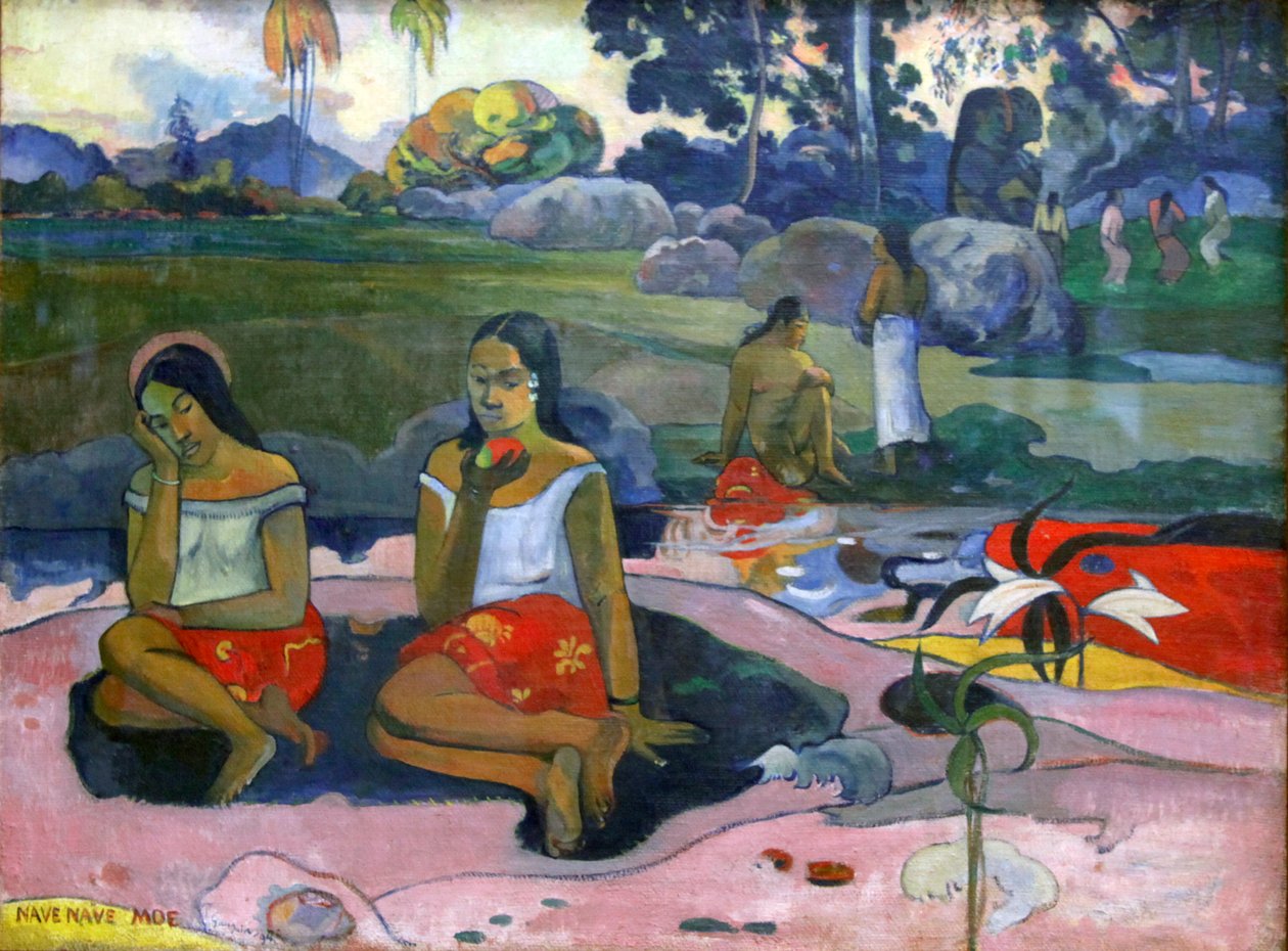 „Sacred Spring: Sweet Dreams Nave Nave Moe”, 1894 alkotó: Paul Gauguin