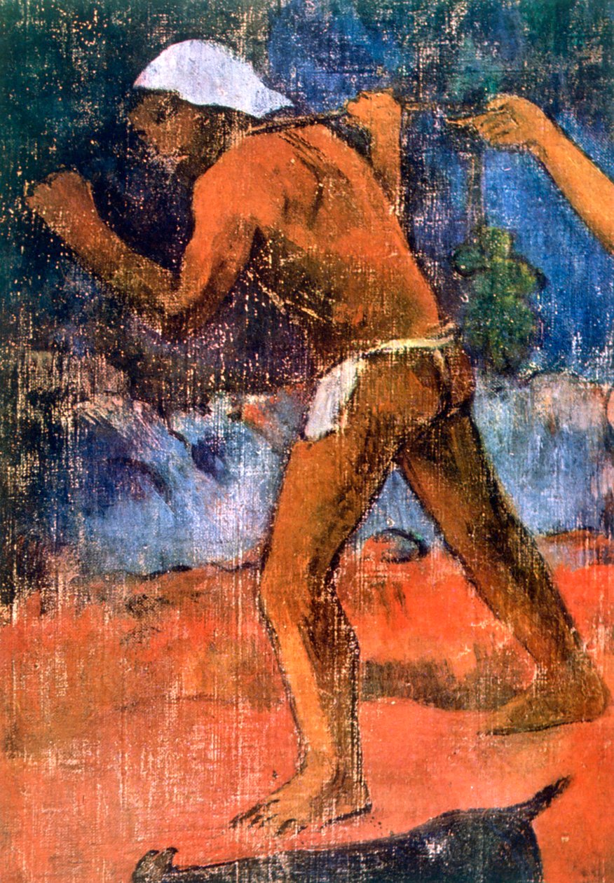 Jelenet a Tahiti élet részletéből, 1896 alkotó: Paul Gauguin