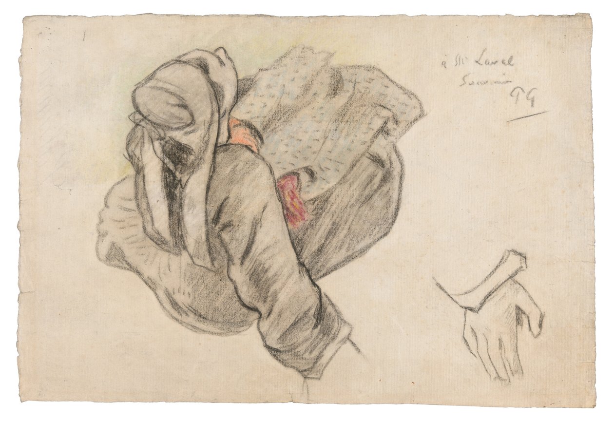 Ülő breton nő alkotó: Paul Gauguin