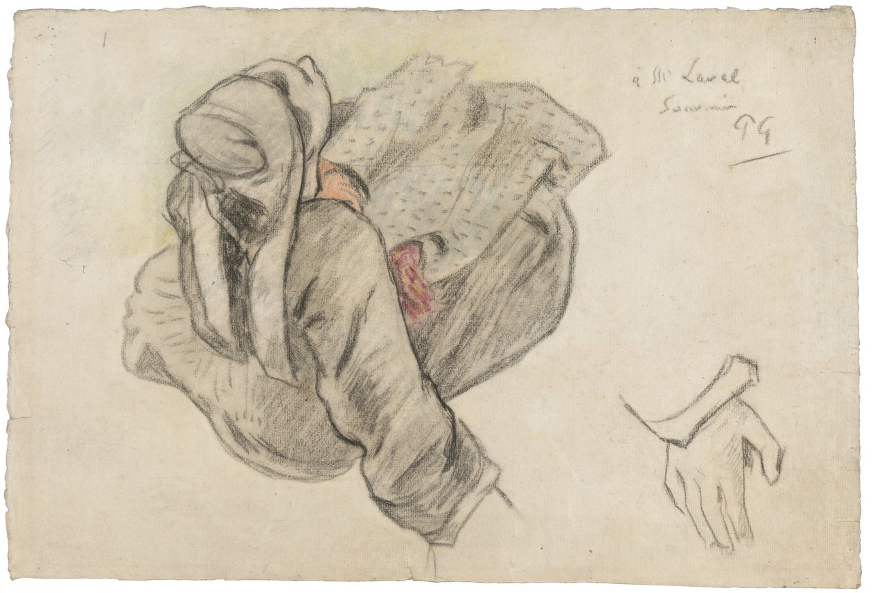 Ülő breton nő, 1886 alkotó: Paul Gauguin