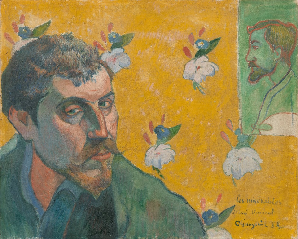 Önarckép, Les Miserables, 1888 (olaj, vászon) alkotó: Paul Gauguin