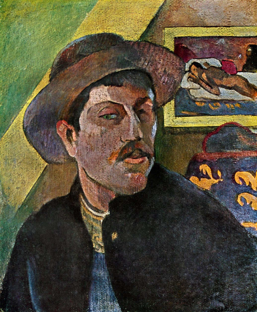Önarckép kalapban, 1893-1894 1939. alkotó: Paul Gauguin