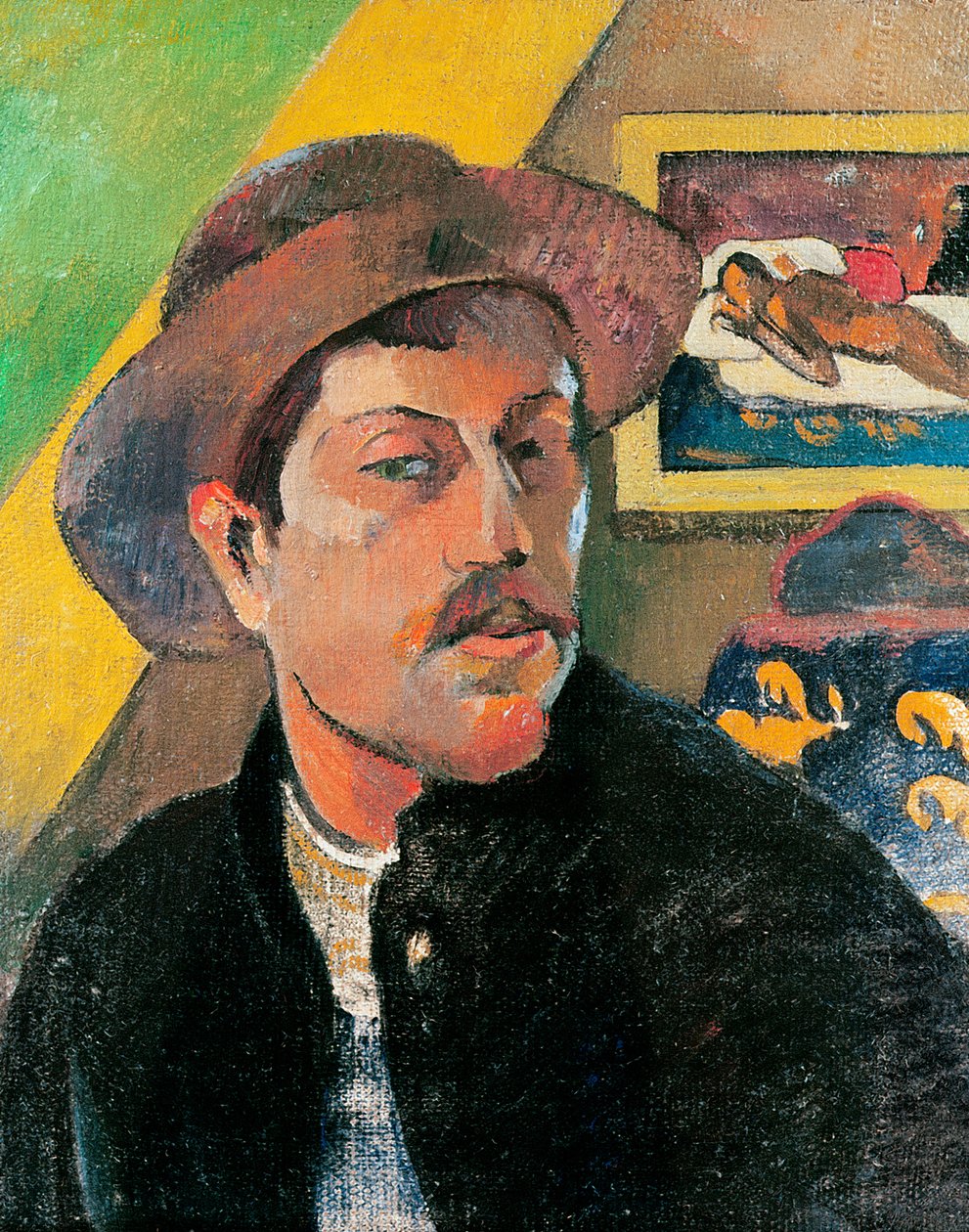 Önarckép kalapban, 1893-94 alkotó: Paul Gauguin