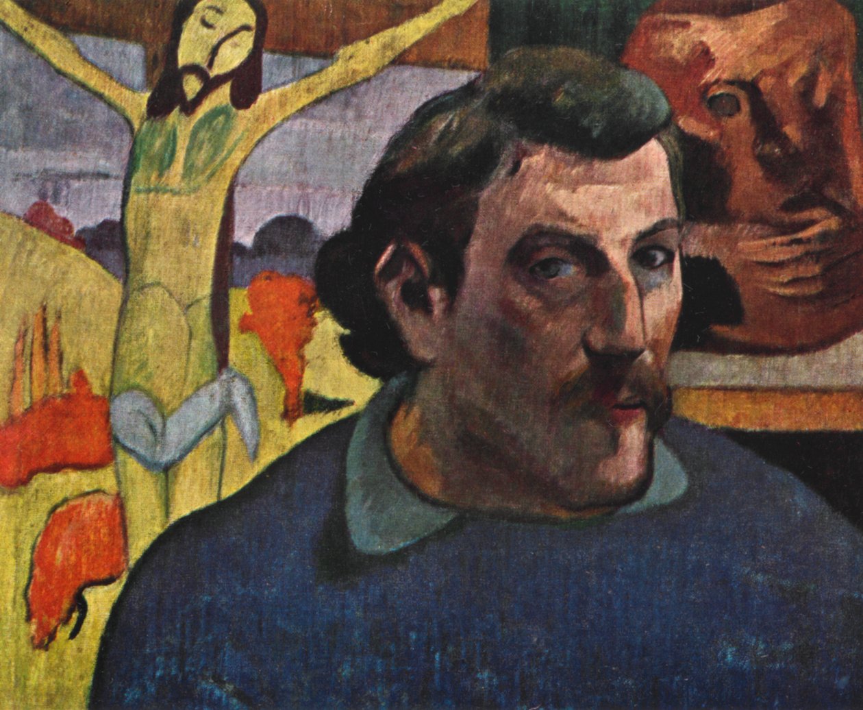 Önarckép a Sárga Krisztussal, 1889 1939. alkotó: Paul Gauguin