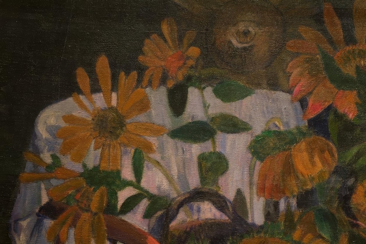 Napraforgó egy karosszékben alkotó: Paul Gauguin
