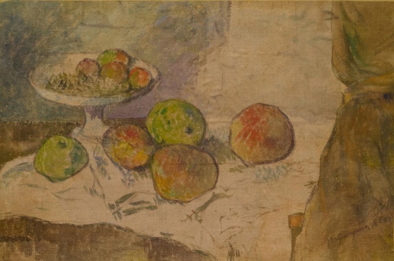 Csendélet egy tál gyümölccsel alkotó: Paul Gauguin