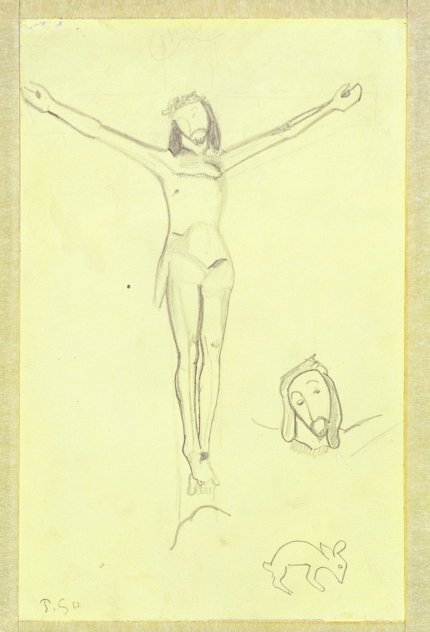 Study for The Yellow Christ, 1889 alkotó: Paul Gauguin
