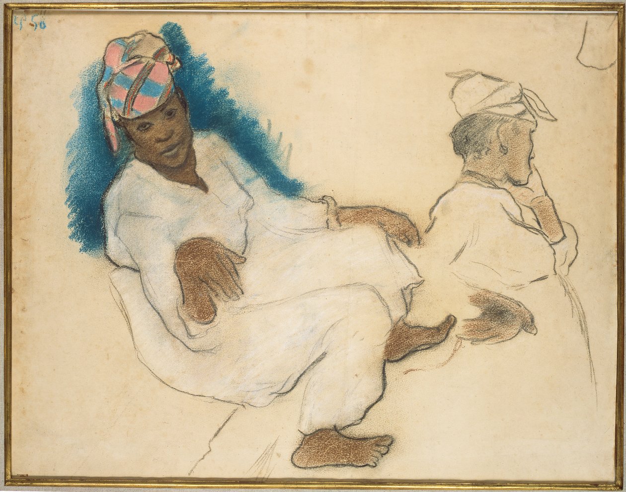 Tanulmány a Martinique-i nőkről, 1887 körül alkotó: Paul Gauguin