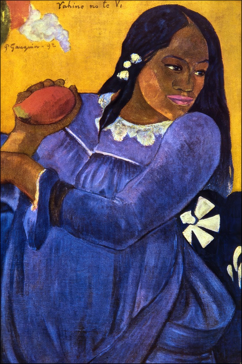 Tahiti: Vahine No Te Vi (Nő mangóval), Paul Gauguin, 1892 alkotó: Paul Gauguin