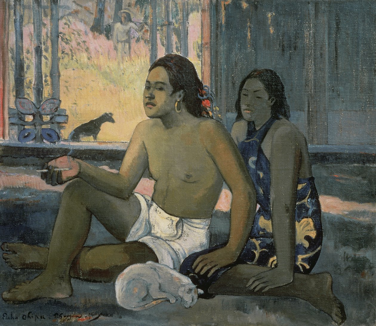 Tahiti:  ohipa Nem dolgozni alkotó: Paul Gauguin