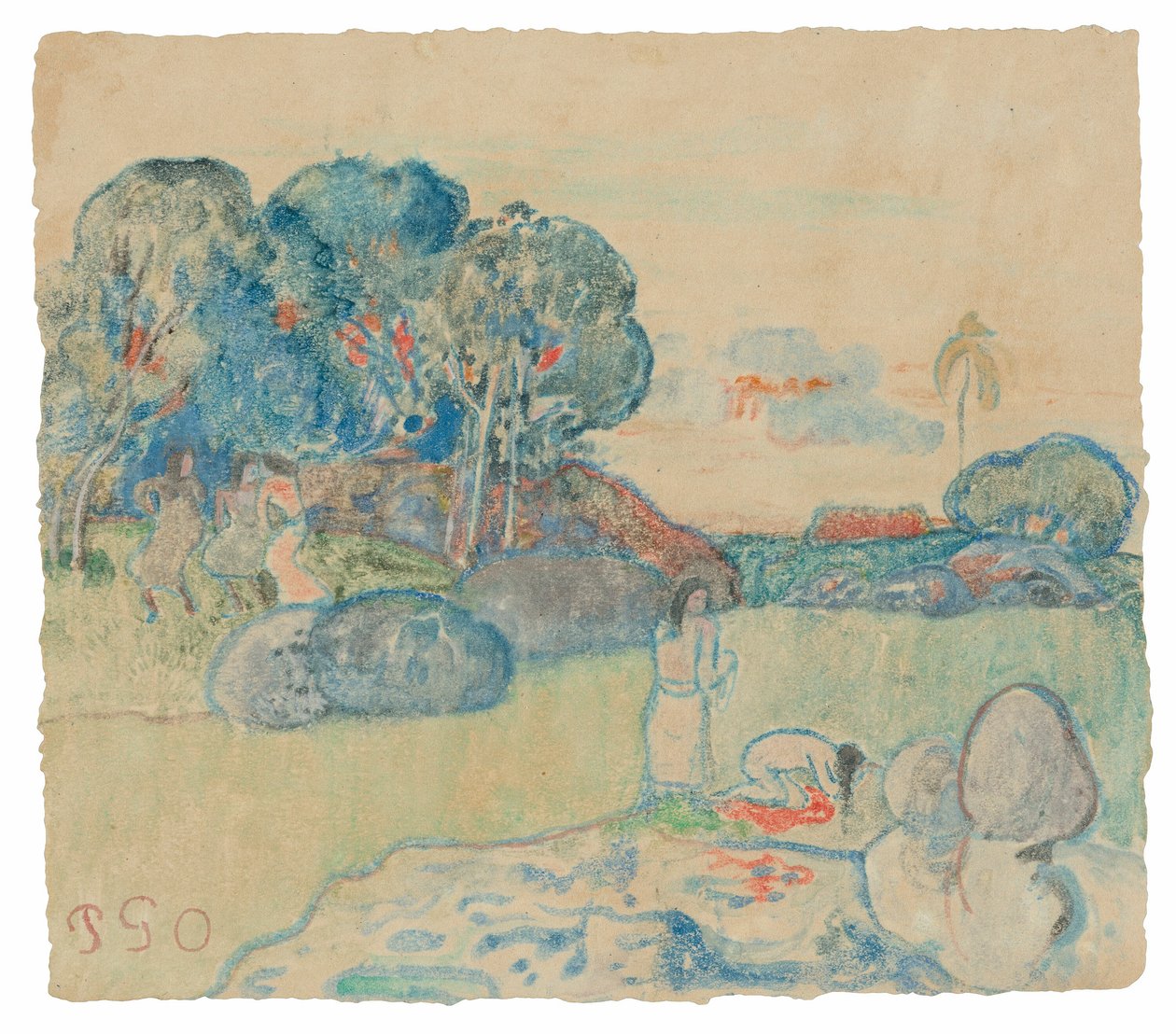 Tahiti táj alkotó: Paul Gauguin