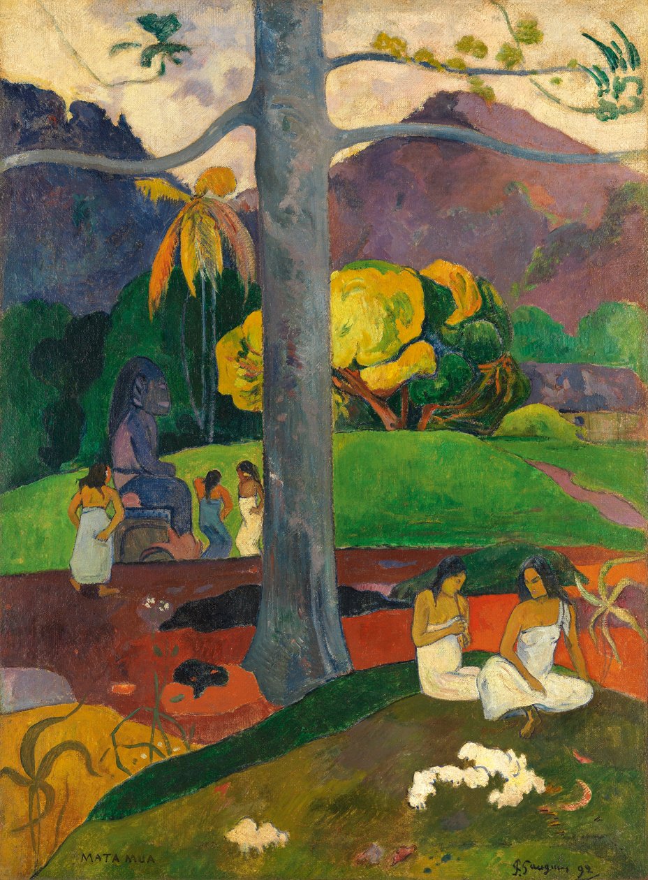 Tahiti:  Mata Mua a régi időkben alkotó: Paul Gauguin