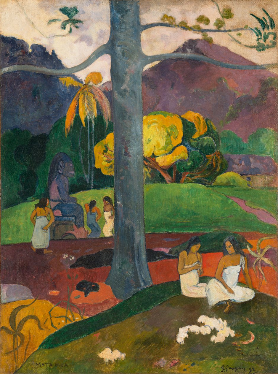 Tahiti:  Mata Mua a régi időkben alkotó: Paul Gauguin