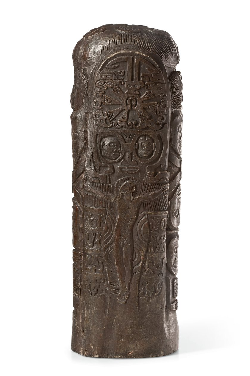 Tahiti totem Krisztusnak a kereszten, 1894 után alkotó: Paul Gauguin