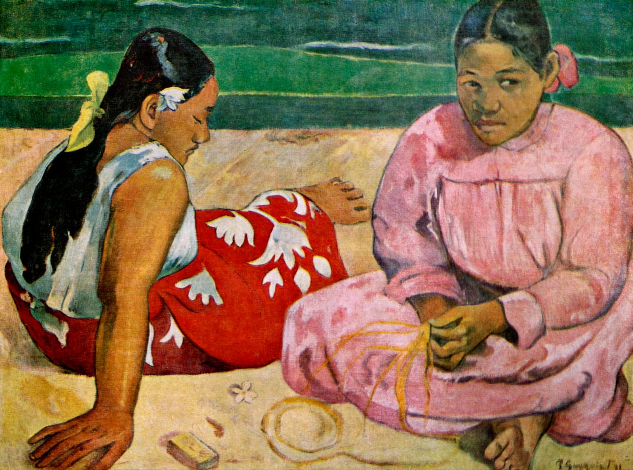 Tahiti nők a tengerparton, 1891, 1939. alkotó: Paul Gauguin