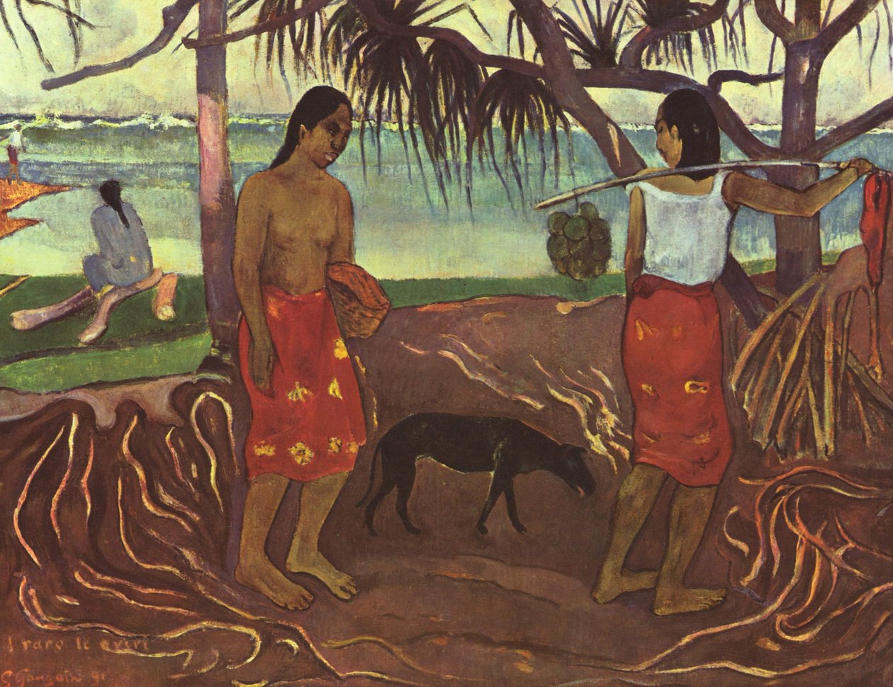 Tahiti: raro te oviri (I) Under the Pandanus I alkotó: Paul Gauguin