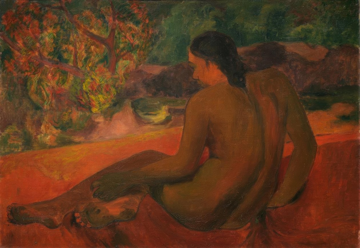 Tahiti nő alkotó: Paul Gauguin