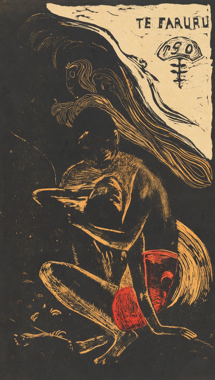 Te Faruru Itt szeretkeznek, 18941895. alkotó: Paul Gauguin