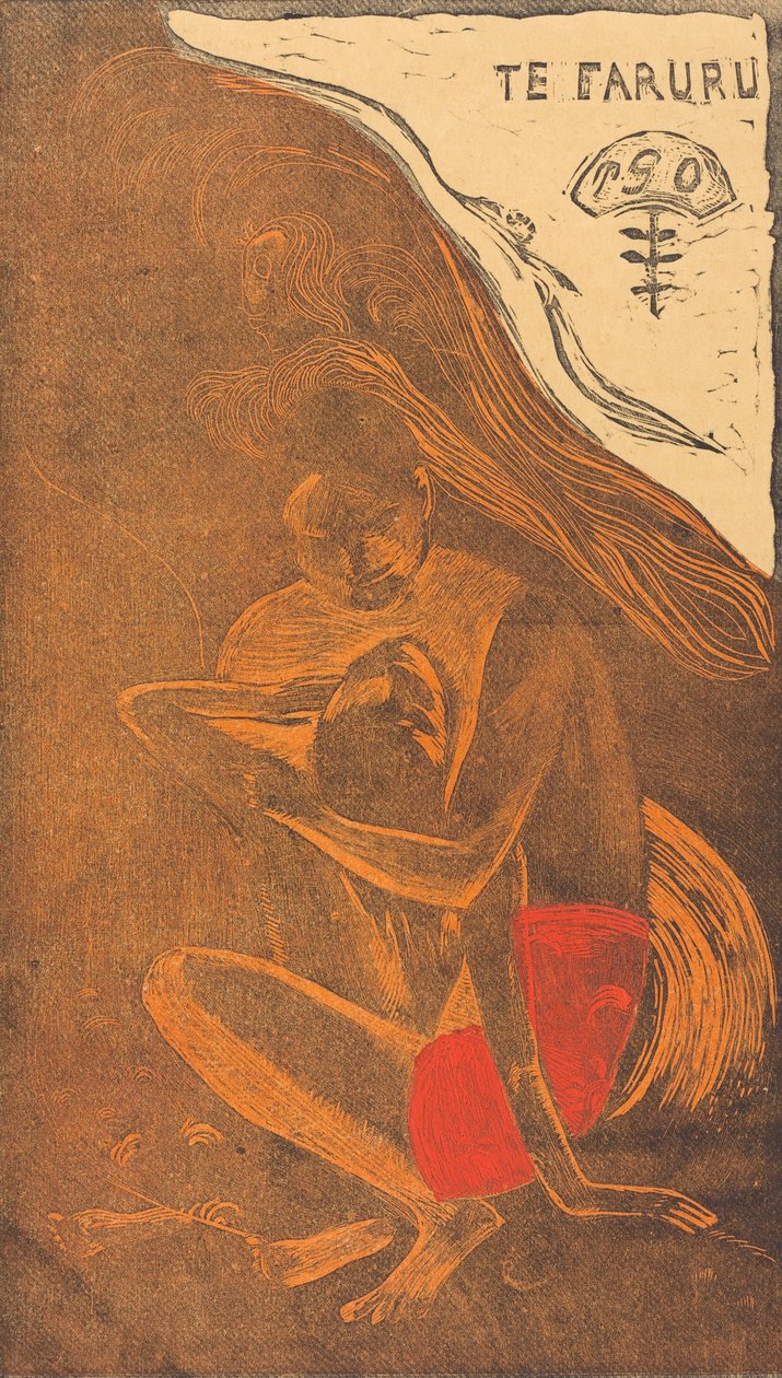 Te Faruru Itt szeretkeznek, 18941895. alkotó: Paul Gauguin
