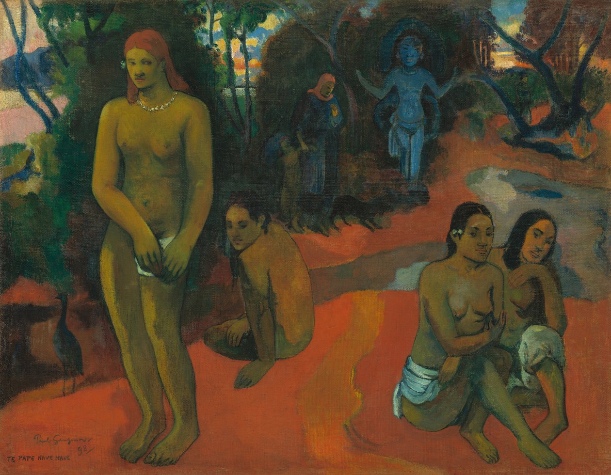 Te Pape Nave Nave (Kellemes vizek) alkotó: Paul Gauguin