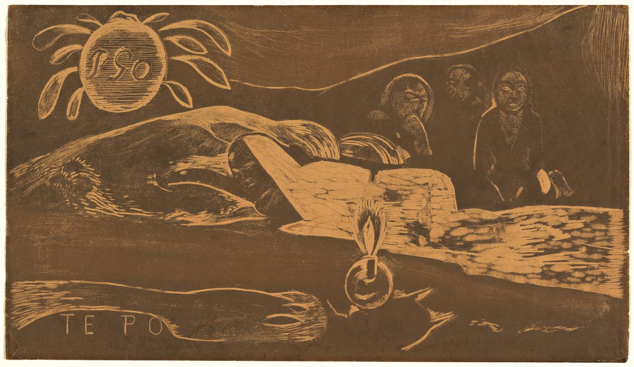 Te Po (Die lange Nacht) alkotó: Paul Gauguin
