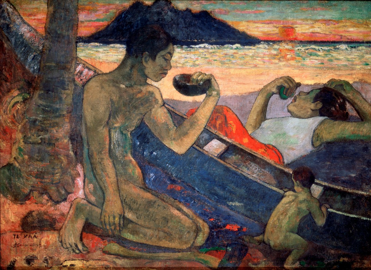 A kenu, 1896 alkotó: Paul Gauguin