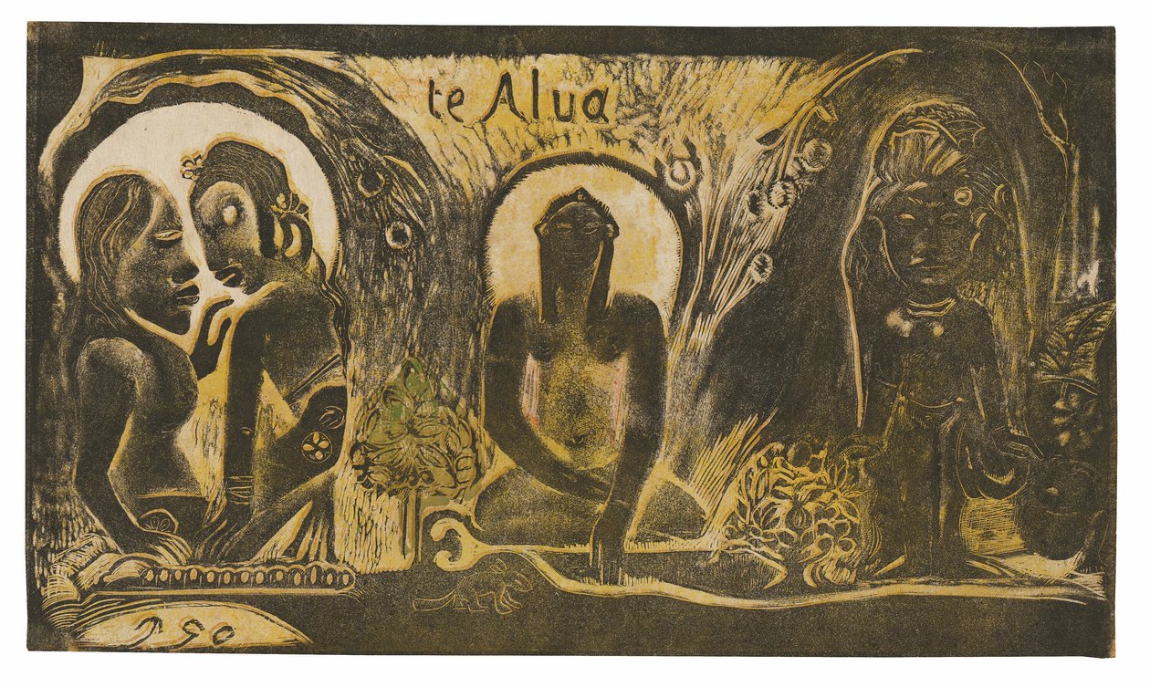 Te atua (Az Isten) a Noa Noa szvitből alkotó: Paul Gauguin