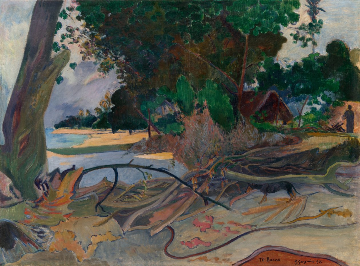 Te burao (A hibiszkuszfa) alkotó: Paul Gauguin