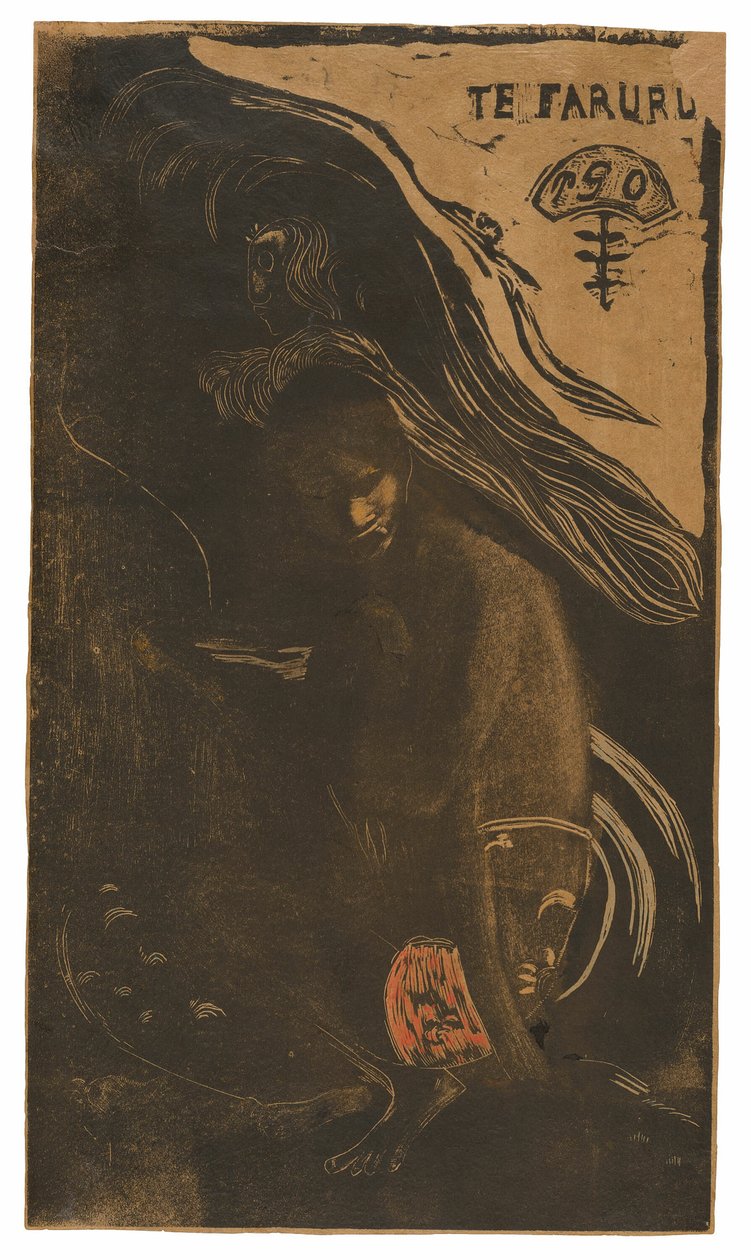 Te faruru (Here We Make Love), a Noa Noa szvitből alkotó: Paul Gauguin