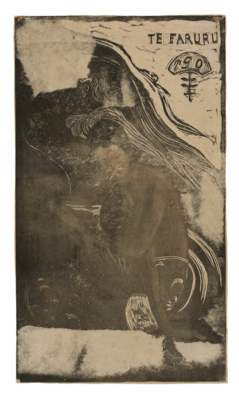 Te faruru (Here We Make Love), a Noa Noa szvitből alkotó: Paul Gauguin
