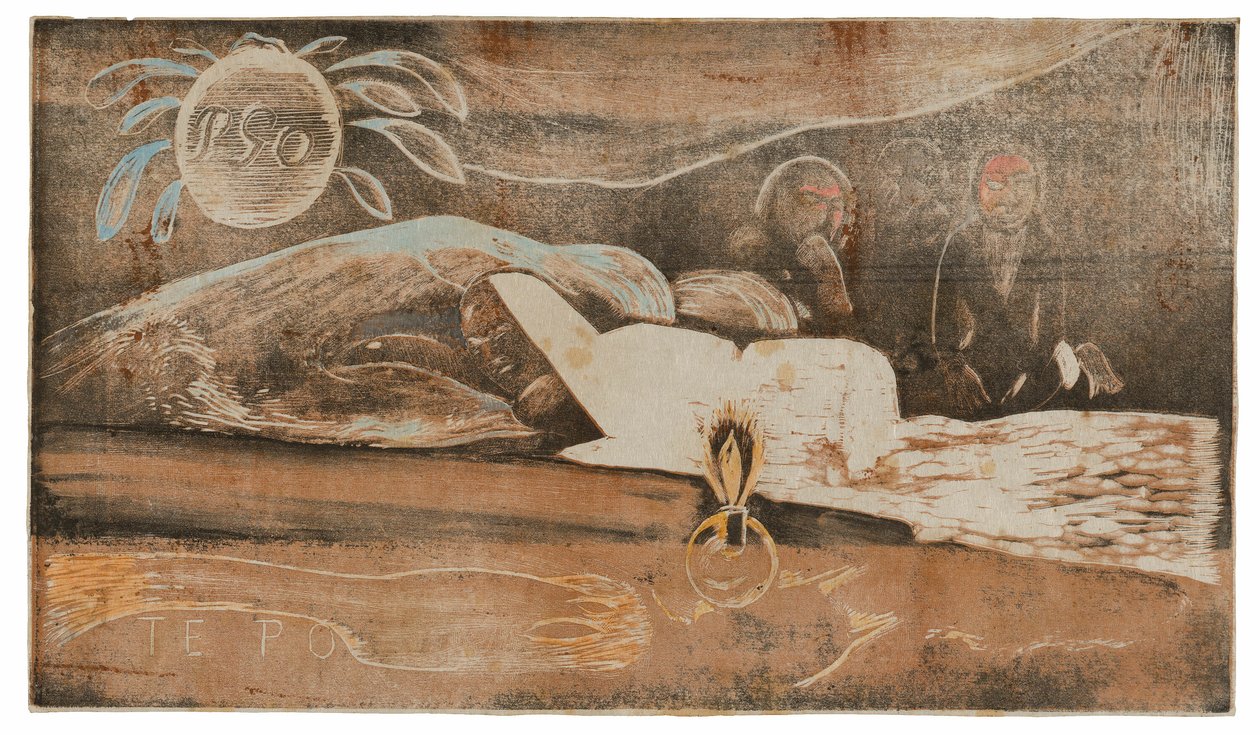 Te po (Az éjszaka) a Noa Noa Suite-ból alkotó: Paul Gauguin