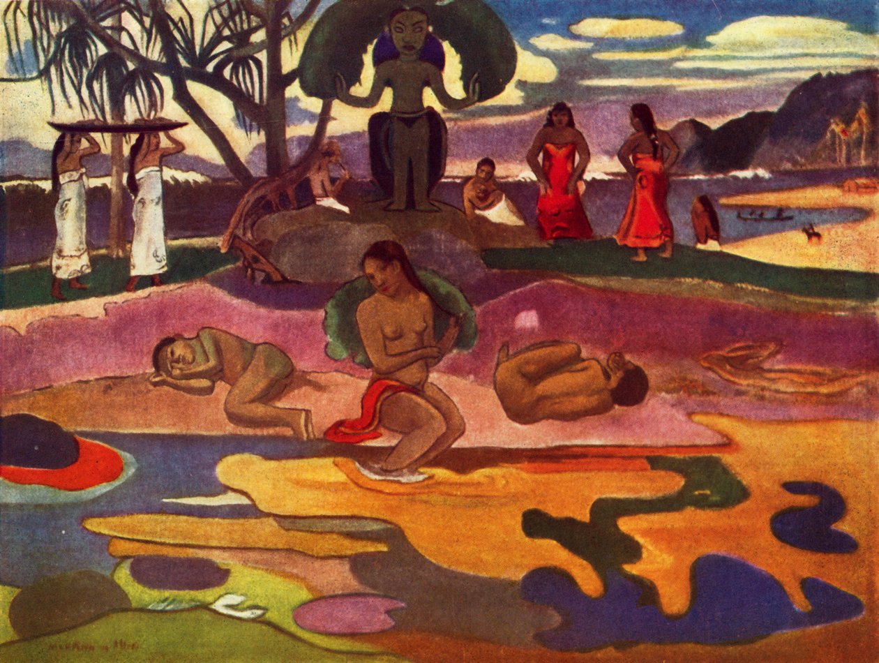 Az Isten napja, Mahana No Atua, 1936 alkotó: Paul Gauguin
