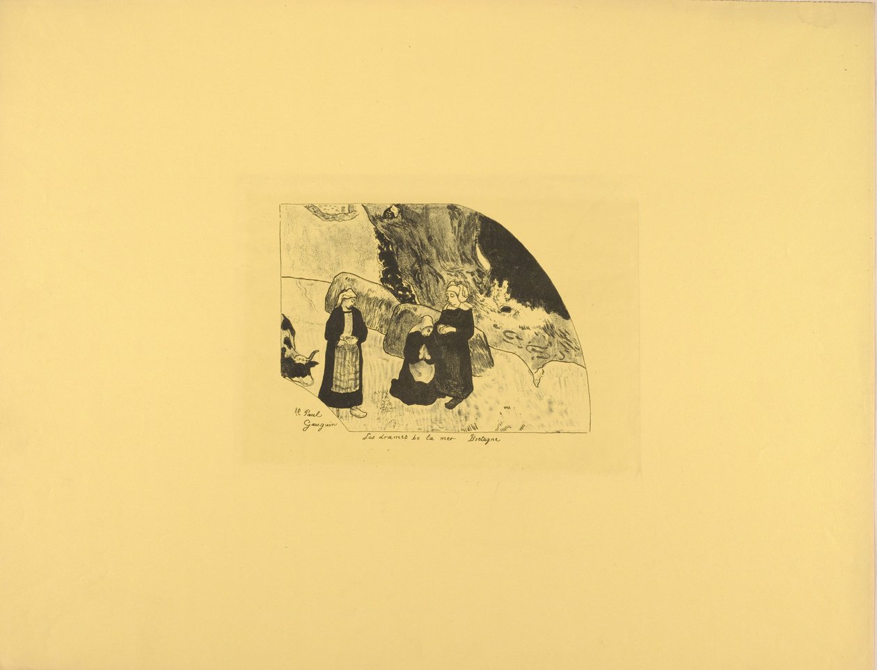 A tenger drámái – Bretagne alkotó: Paul Gauguin