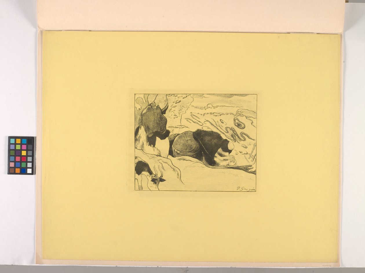 Die Wäscherinnen alkotó: Paul Gauguin