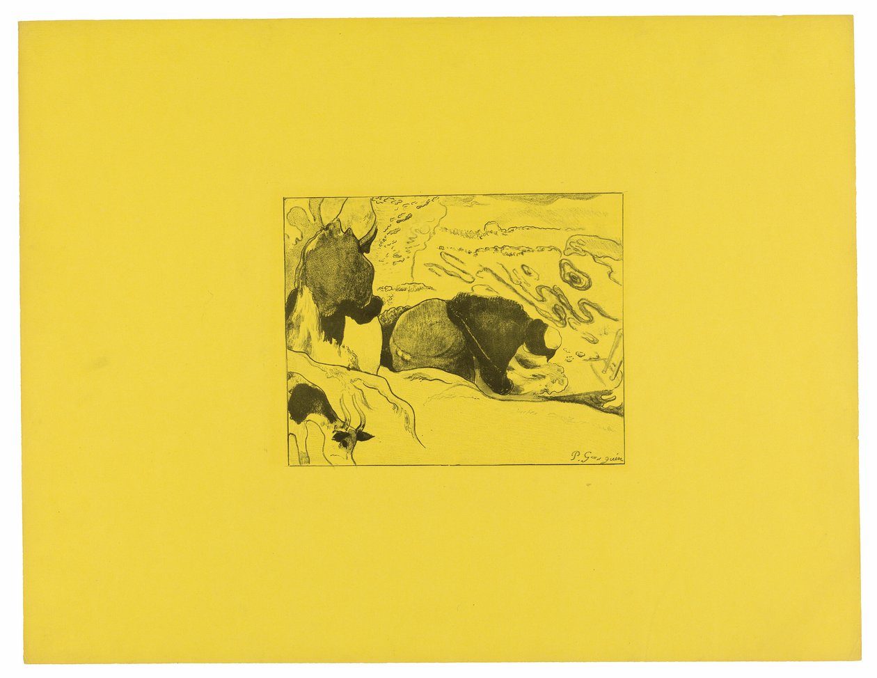 Mosónők, a Volpini lakosztályból alkotó: Paul Gauguin