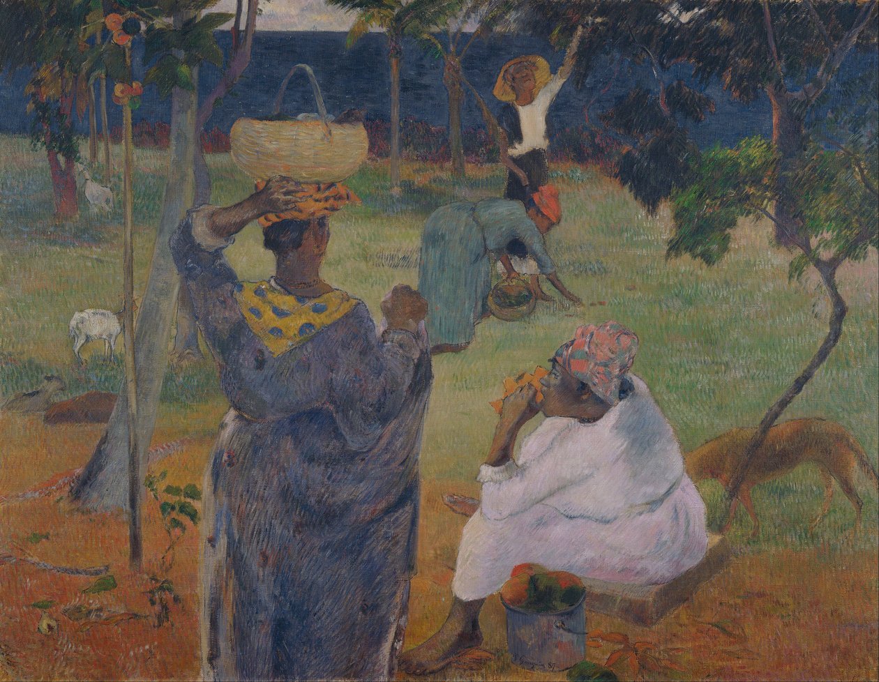 A mangófák, Martinique alkotó: Paul Gauguin