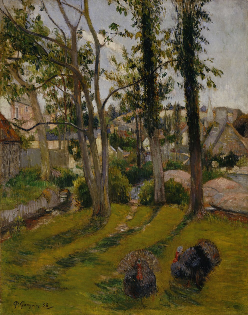 A pulykák alkotó: Paul Gauguin