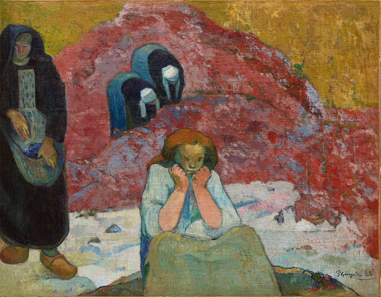 A borszüret, az emberi nyomorúság, 1888. alkotó: Paul Gauguin