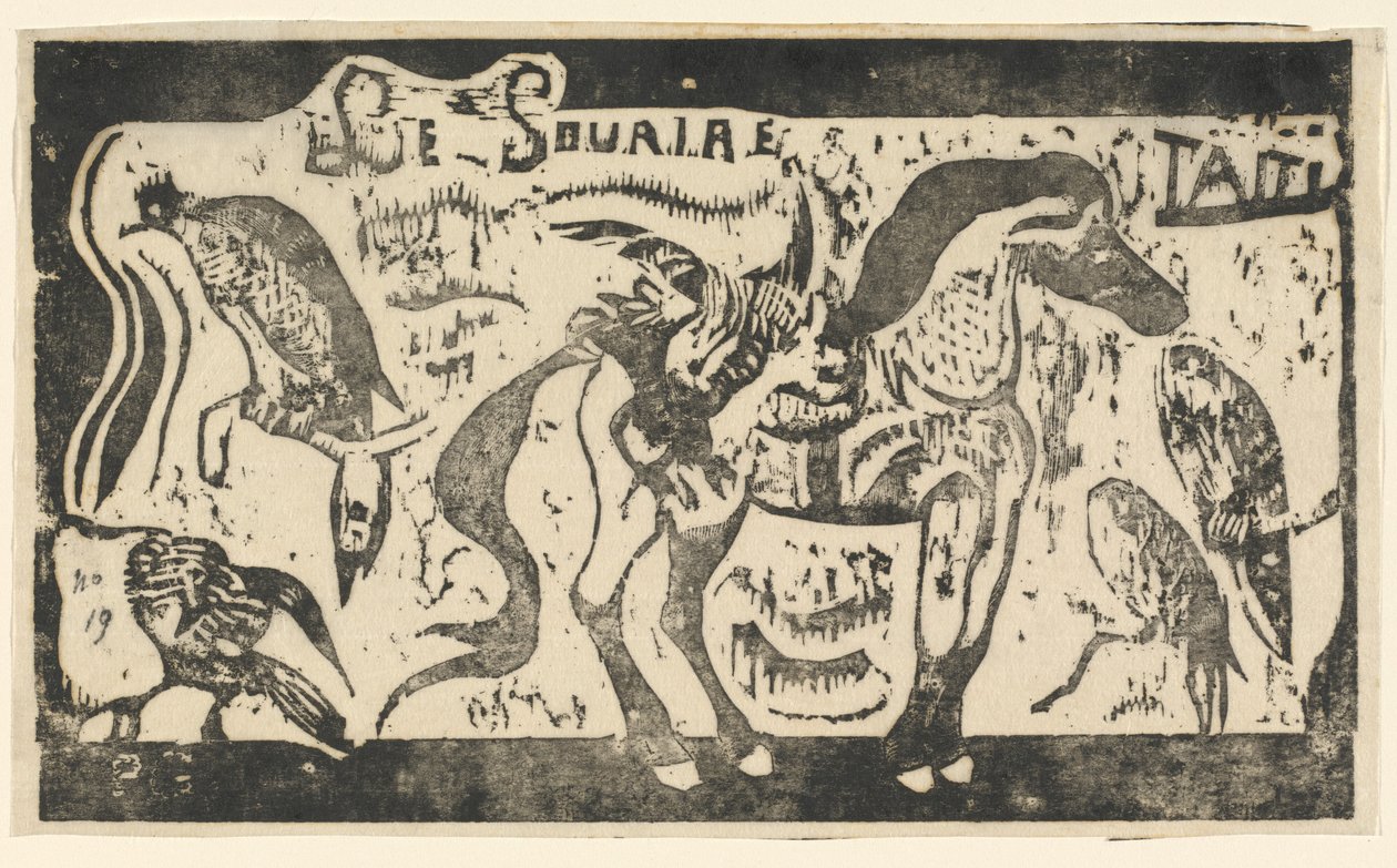 "A mosoly" címlapja alkotó: Paul Gauguin
