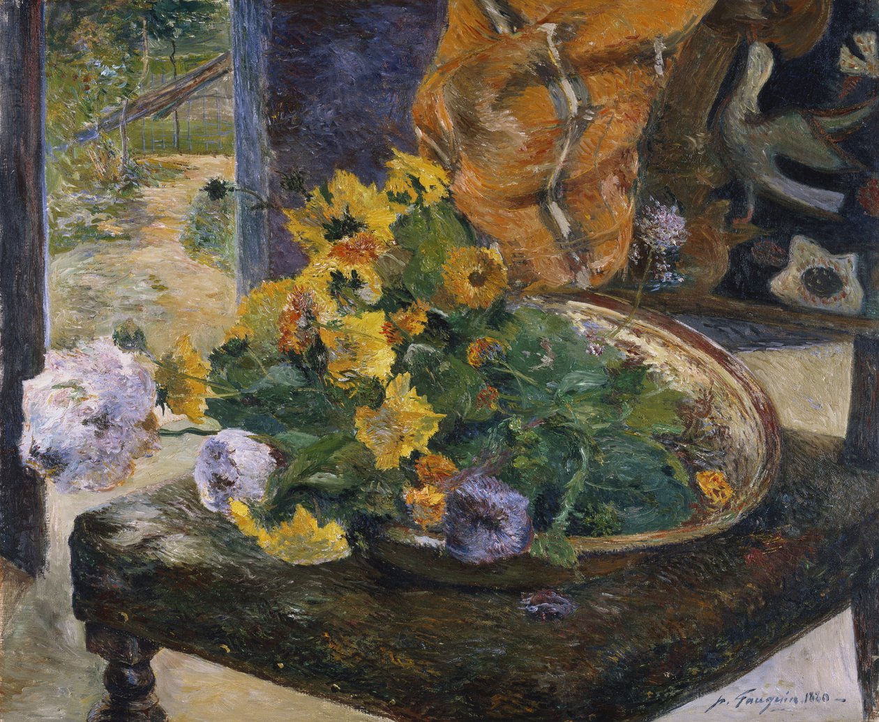 Csokrot készíteni, 1880 alkotó: Paul Gauguin