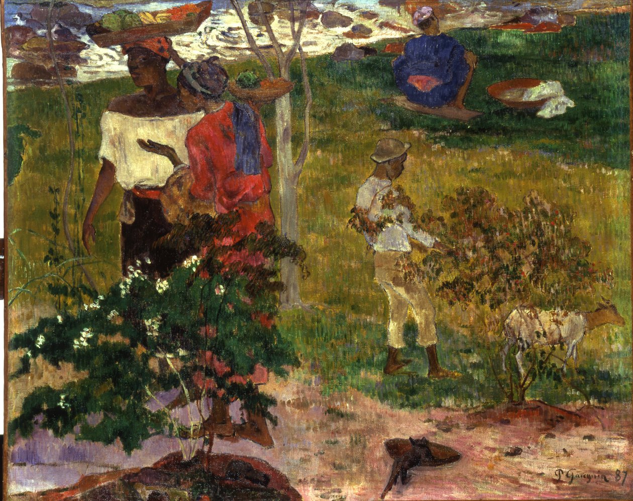 Aktuális beszélgetés, 1887 alkotó: Paul Gauguin