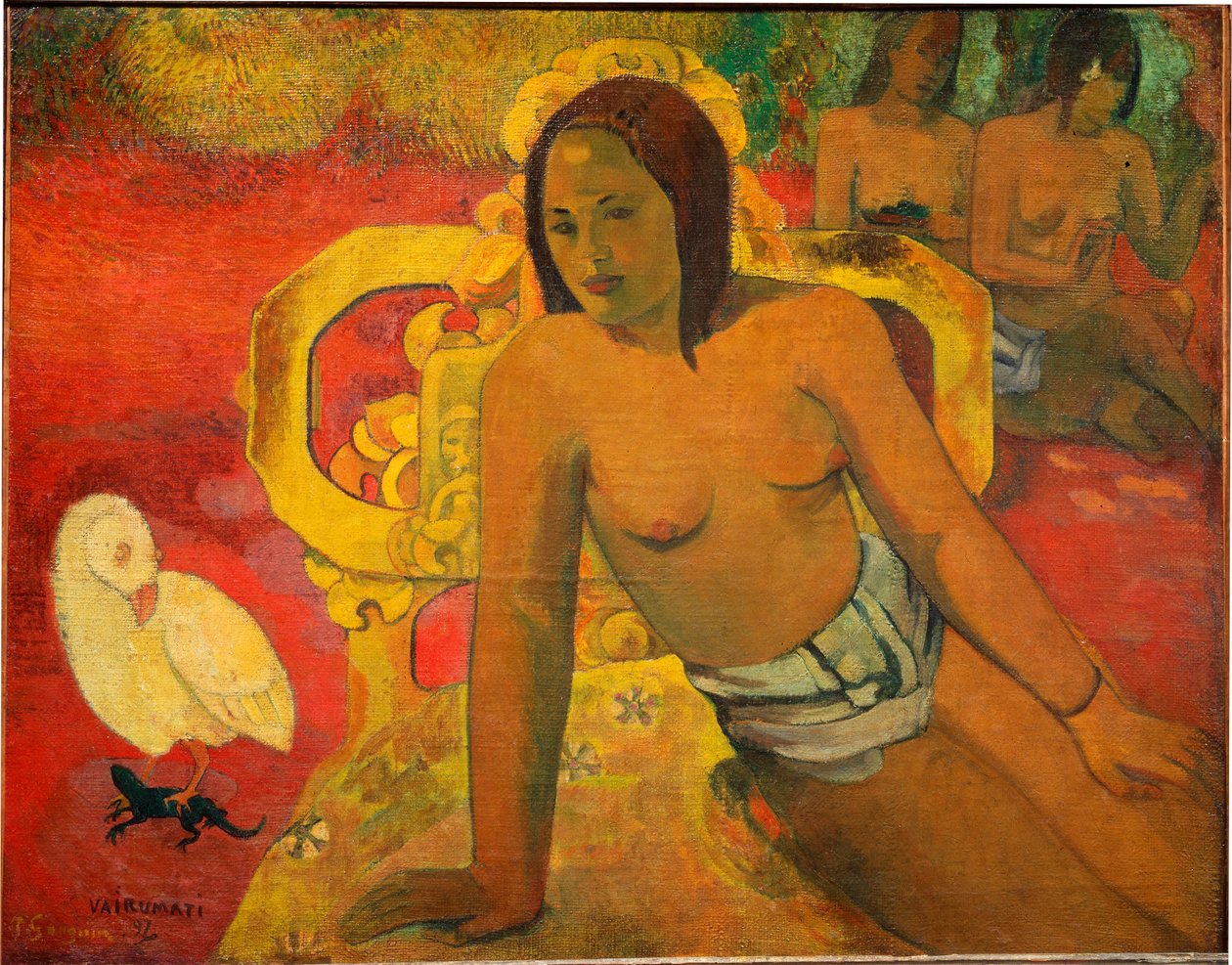 Vairumati - A Marquises-szigetek nője alkotó: Paul Gauguin