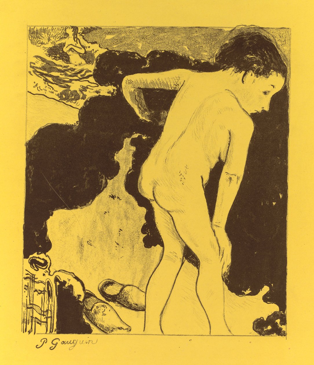 Volpini szvit: Breton fürdőzők alkotó: Paul Gauguin