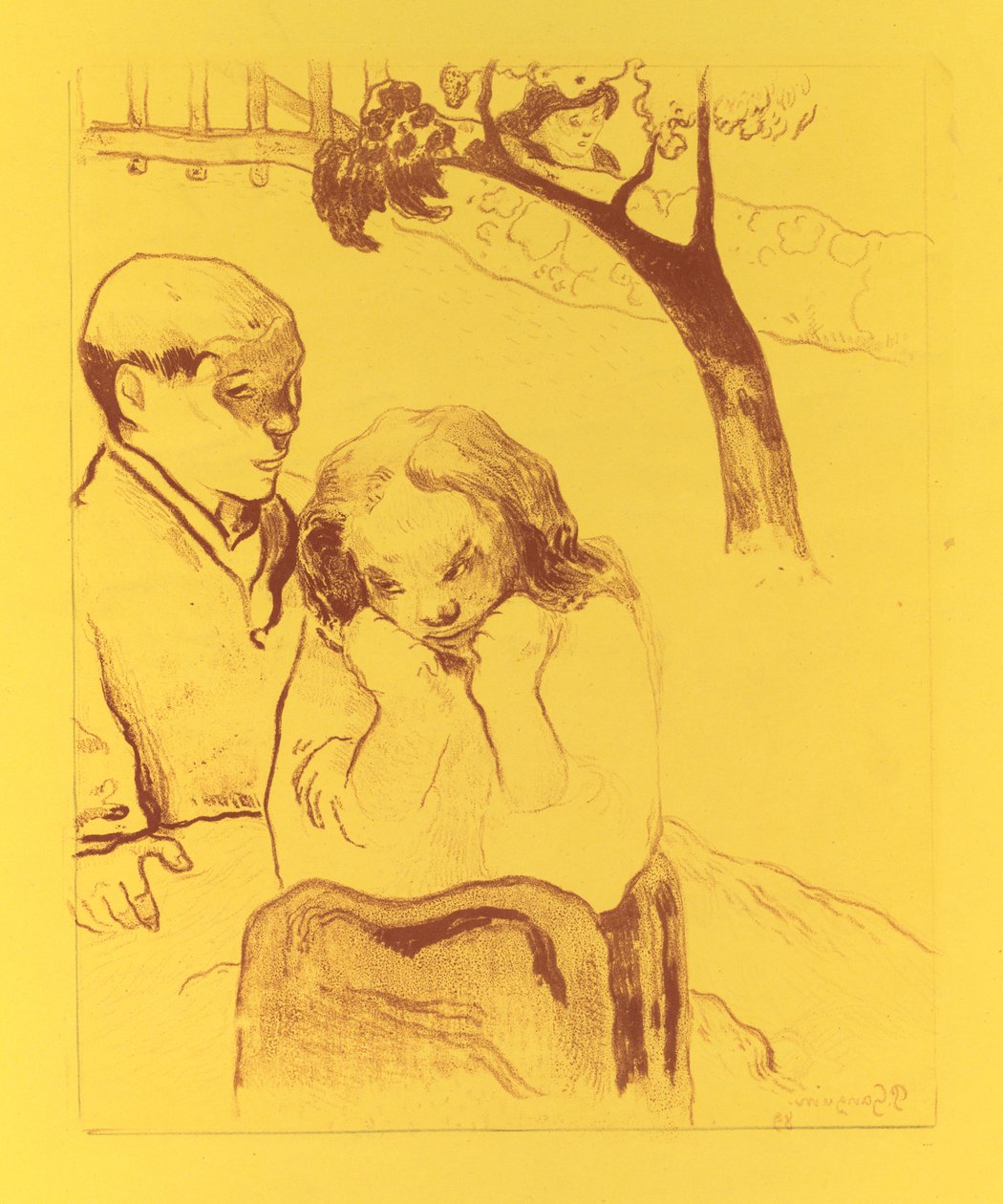 Volpini szvit: Human Misery Human Miseries, 1889. alkotó: Paul Gauguin