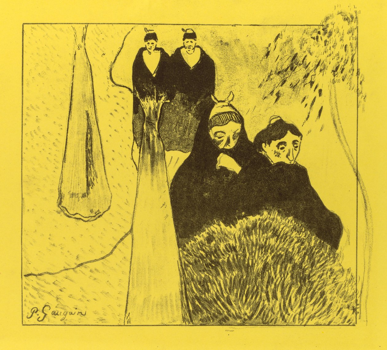 Volpini szvit: Arles-i öregasszonyok alkotó: Paul Gauguin