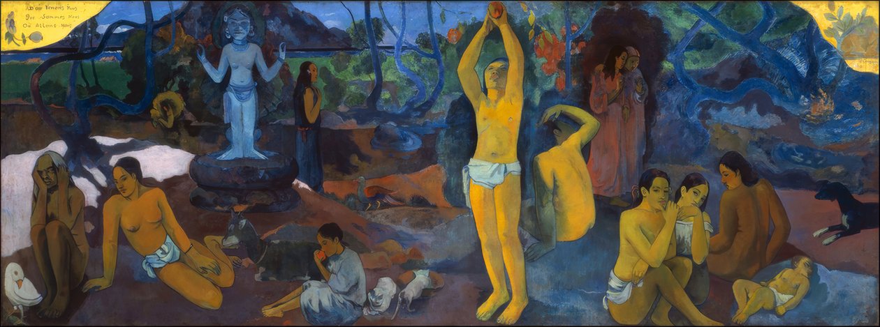 Honnan jövünk? Mik vagyunk? Hová megyünk? alkotó: Paul Gauguin