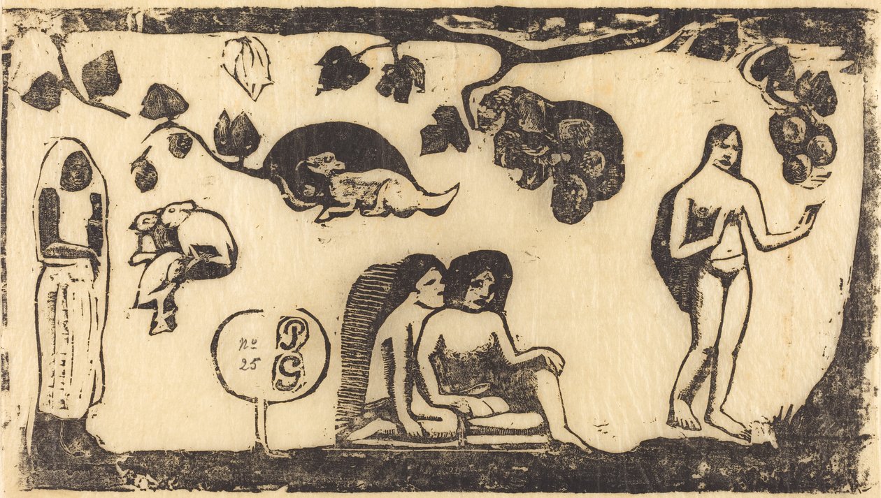 Nők, állatok és lombozat alkotó: Paul Gauguin