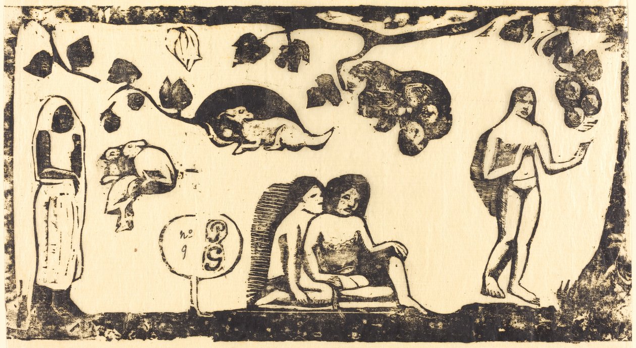 Nők, állatok és lombozat alkotó: Paul Gauguin