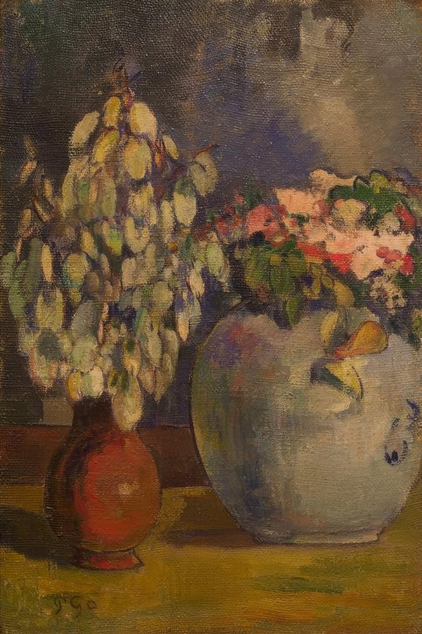 Két virágváza alkotó: Paul Gauguin