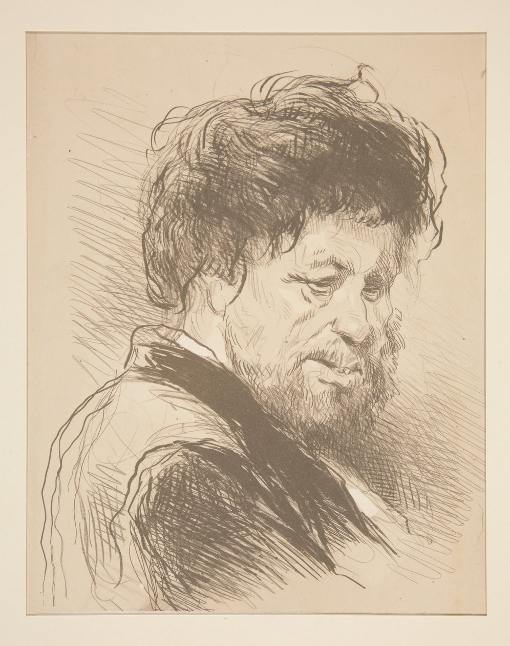 Férfi mellszobra alkotó: Paul Gavarni